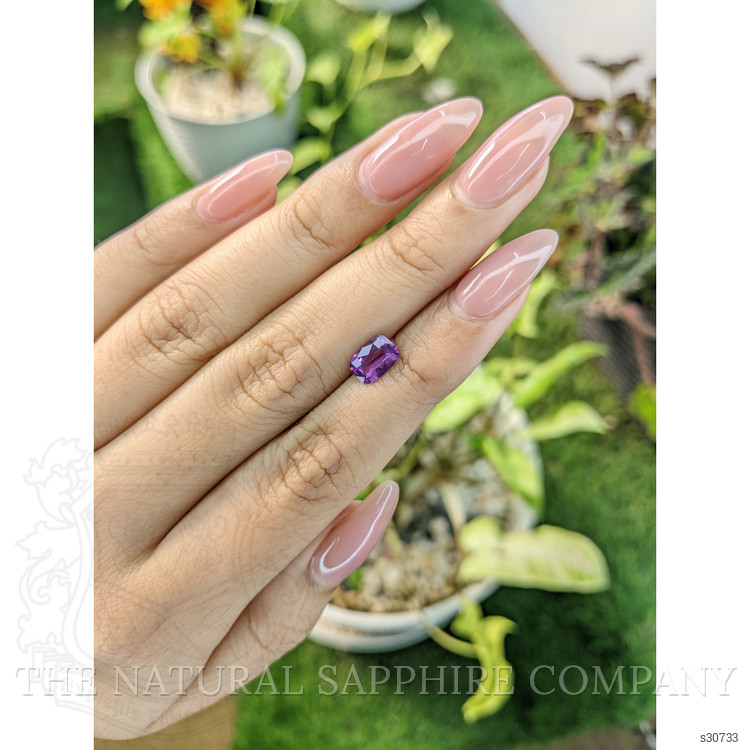 1.18 Ct. Pinkish Purple Sapphire from Ceylon (Sri Lanka)