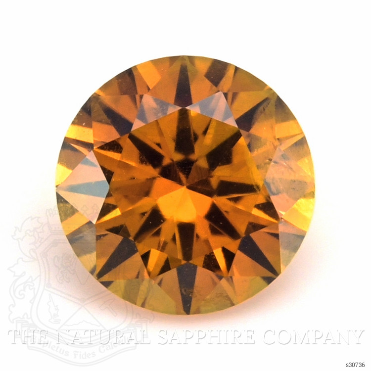 0.67 Ct. Orange Sapphire from Montana