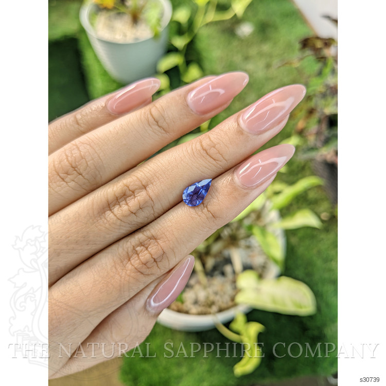 1.75 Ct. Blue Sapphire from Ceylon (Sri Lanka)