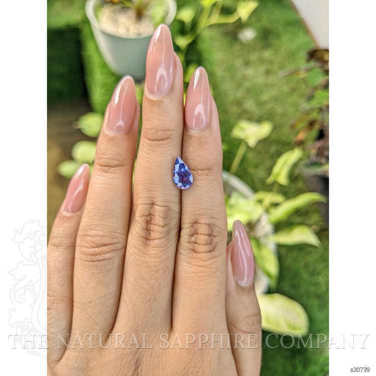 1.75 Ct. Blue Sapphire from Ceylon (Sri Lanka)
