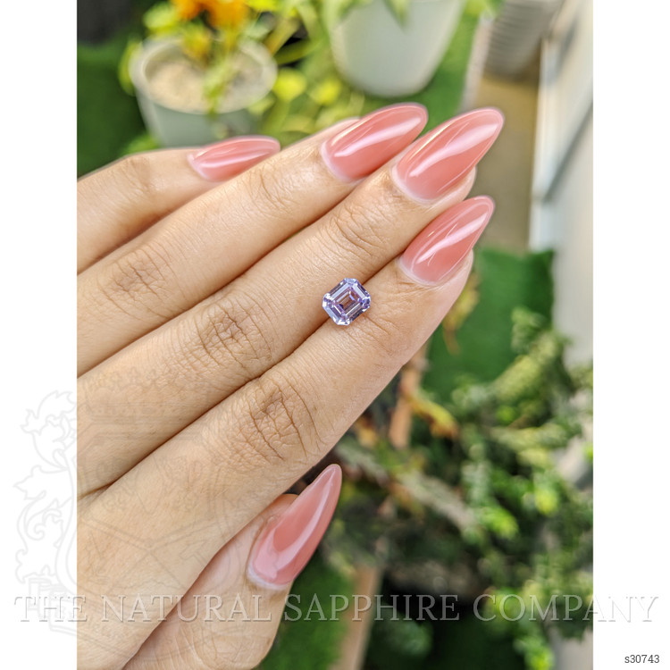 1.88 Ct. Purple Sapphire from Ceylon (Sri Lanka)