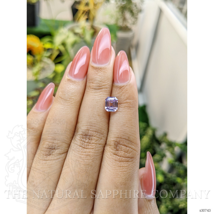 1.88 Ct. Purple Sapphire from Ceylon (Sri Lanka)