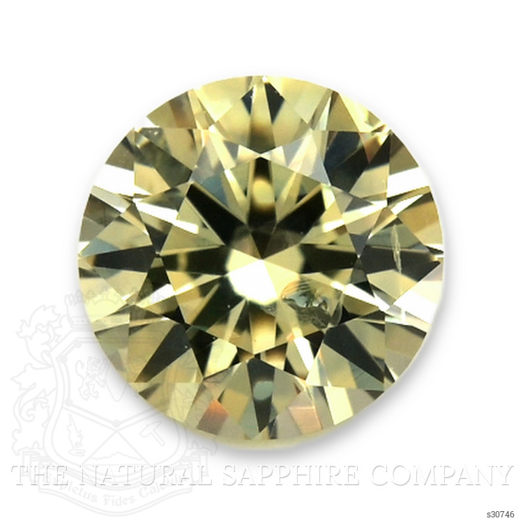1.32 Ct. Greenish Yellow Sapphire from Montana
