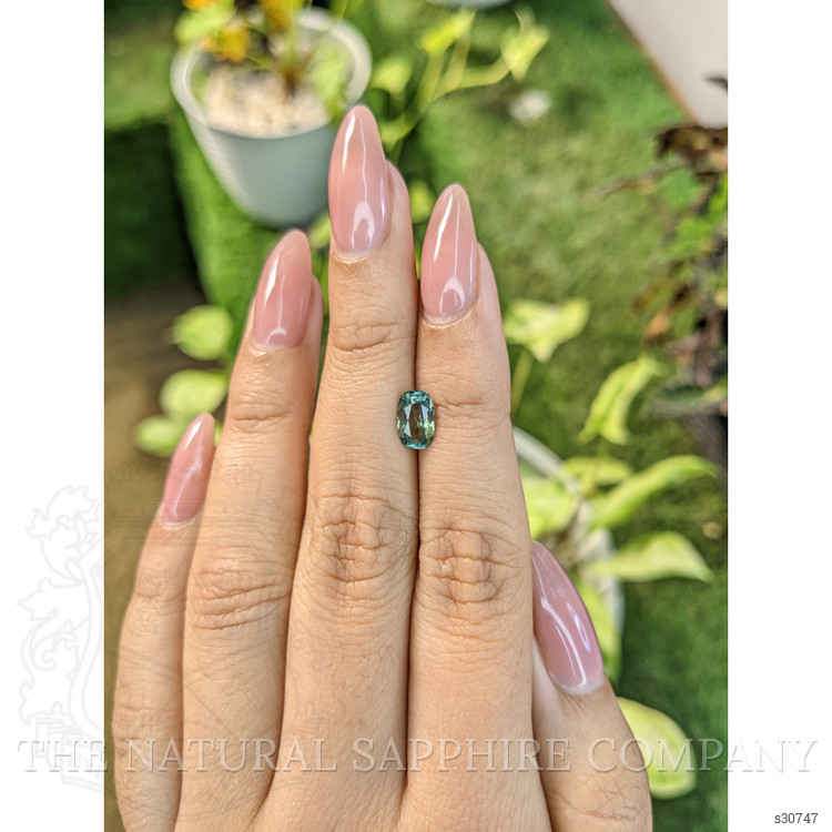 1.21 Ct. Green Sapphire from Madagascar