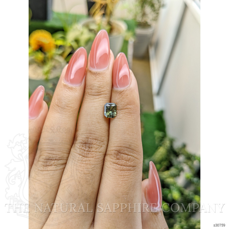 1.50 Ct. Yellowish Green Sapphire from Madagascar