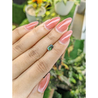 1.02 Ct. Green Sapphire from Madagascar Life Style