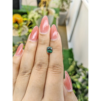 1.38 Ct. Green Sapphire from Madagascar Life Style