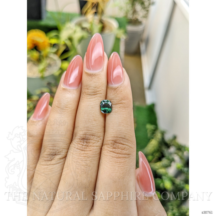 1.38 Ct. Green Sapphire from Madagascar