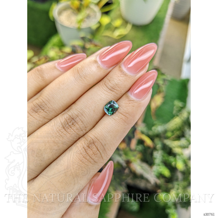 1.38 Ct. Green Sapphire from Madagascar