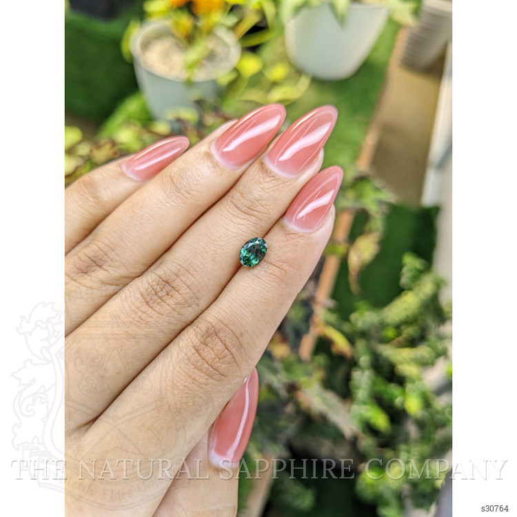 1.23 Ct. Green Sapphire from Madagascar