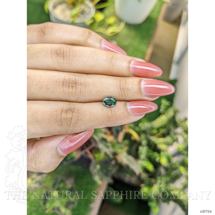 1.23 Ct. Green Sapphire from Madagascar