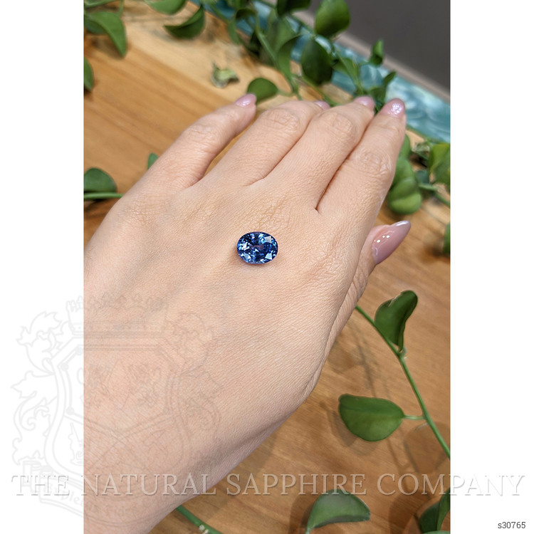 4.77 Ct. Blue Sapphire from Ceylon (Sri Lanka)