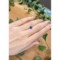 1.29 Ct. Blue Sapphire from Ceylon (Sri Lanka) Life Style