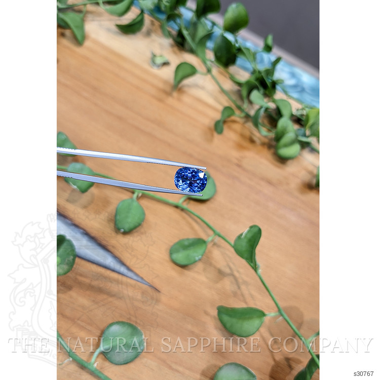 6.48 Ct. Blue Sapphire from Ceylon (Sri Lanka)