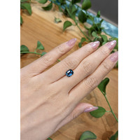 2.03 Ct. Blue Sapphire from Ceylon (Sri Lanka) Life Style