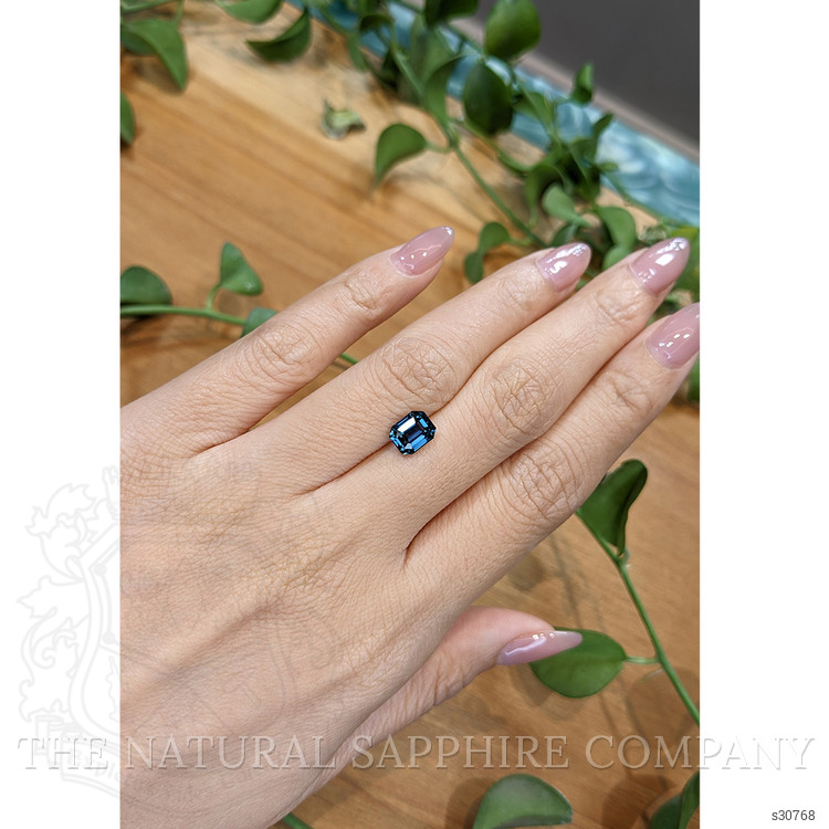 2.03 Ct. Blue Sapphire from Ceylon (Sri Lanka)