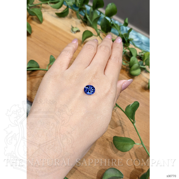 4.56 Ct. Blue Sapphire from Ceylon (Sri Lanka)