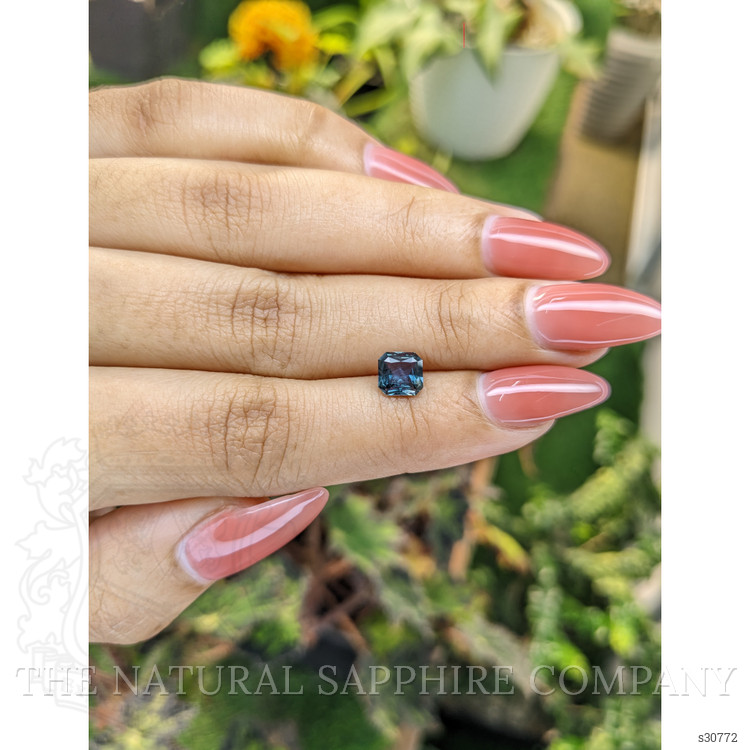 1.00 Ct. Greenish Blue Sapphire from Madagascar