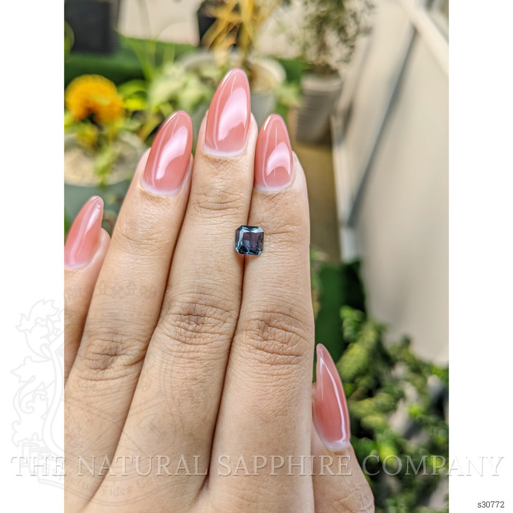 1.00 Ct. Greenish Blue Sapphire from Madagascar