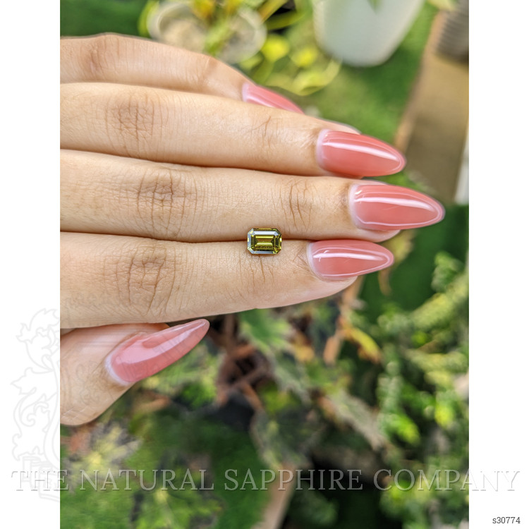1.12 Ct. Greenish Yellow Sapphire from Madagascar