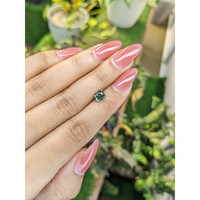 1.08 Ct. Green Sapphire from Madagascar Life Style