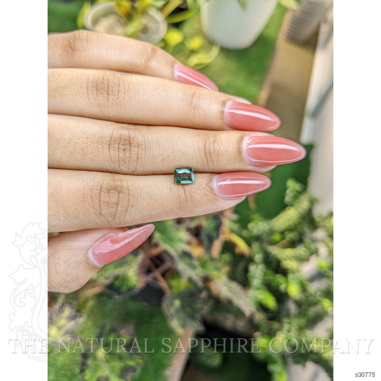 1.08 Ct. Green Sapphire from Madagascar