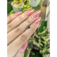 1.33 Ct. Green Sapphire from Madagascar Life Style