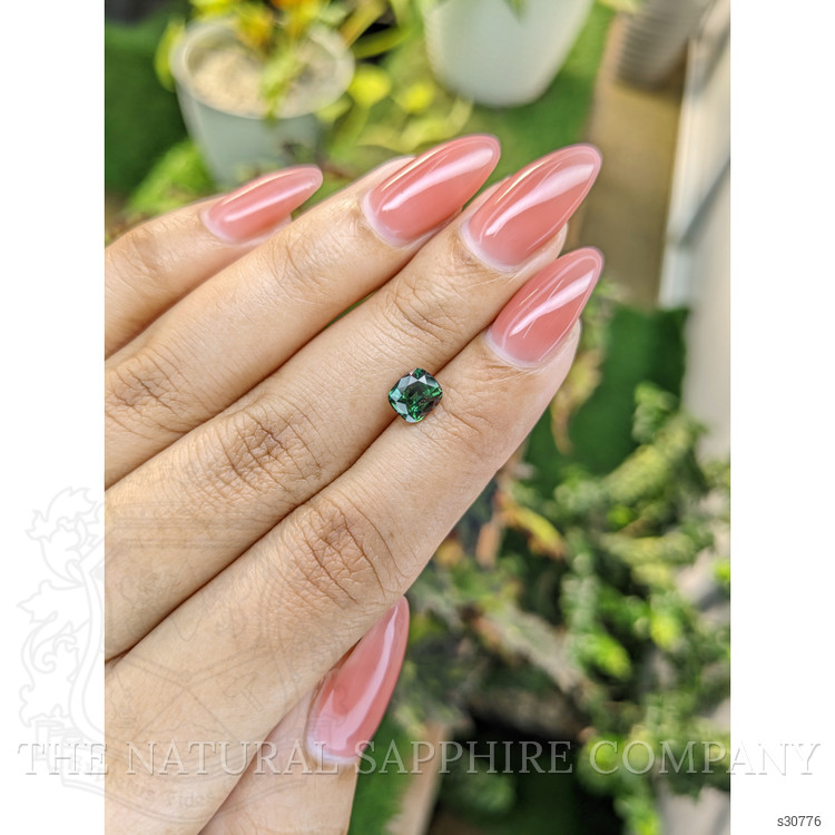 1.33 Ct. Green Sapphire from Madagascar