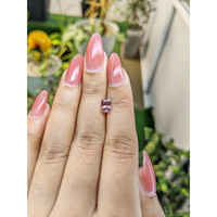 0.97 Ct. Pinkish Brown Sapphire from Ceylon (Sri Lanka) Life Style