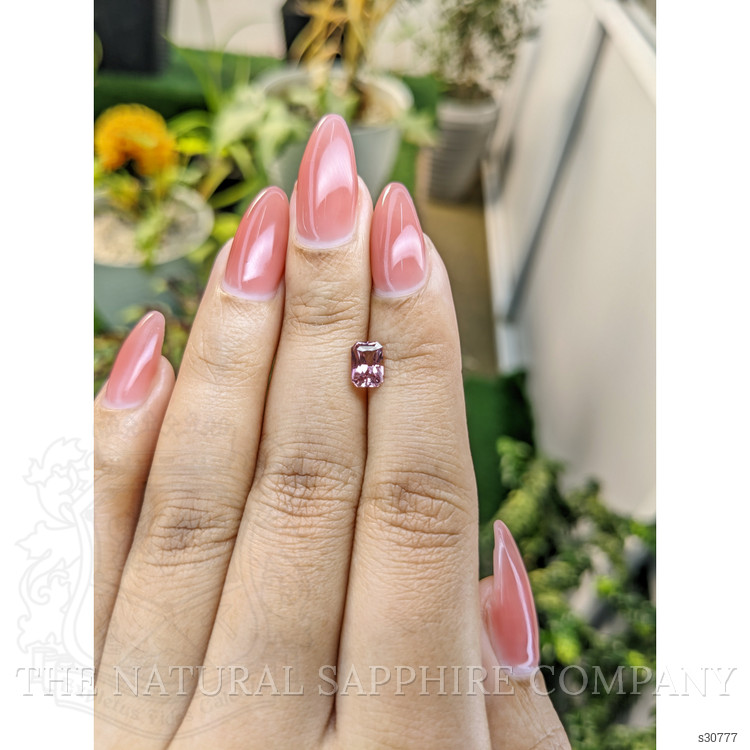 0.97 Ct. Pinkish Brown Sapphire from Ceylon (Sri Lanka)