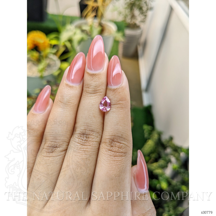 1.26 Ct. Pink Sapphire from Ceylon (Sri Lanka)