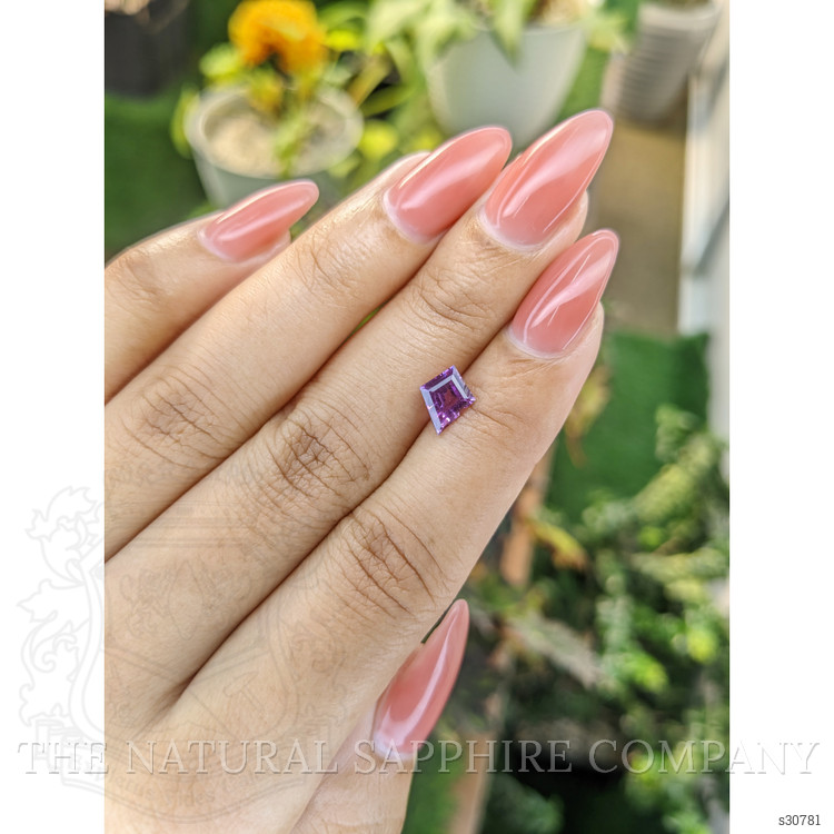 1.13 Ct. Pinkish Purple Sapphire from Ceylon (Sri Lanka)