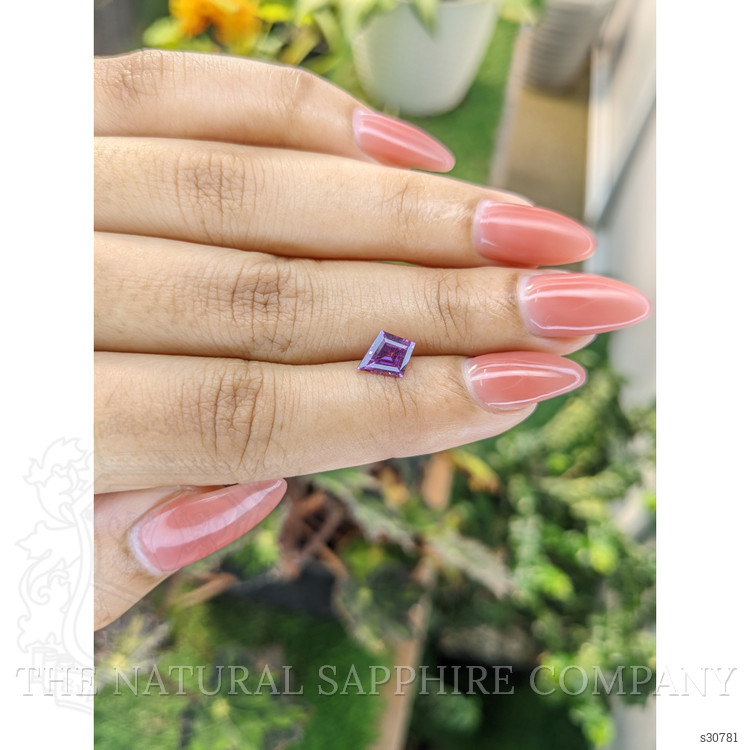 1.13 Ct. Pinkish Purple Sapphire from Ceylon (Sri Lanka)