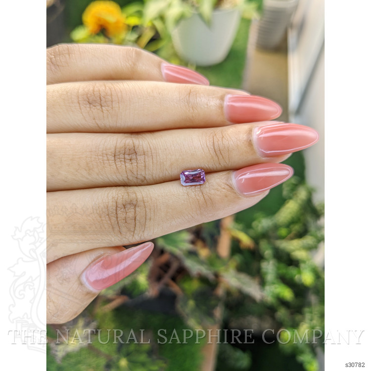 0.98 Ct. Pinkish Purple Sapphire from Ceylon (Sri Lanka)