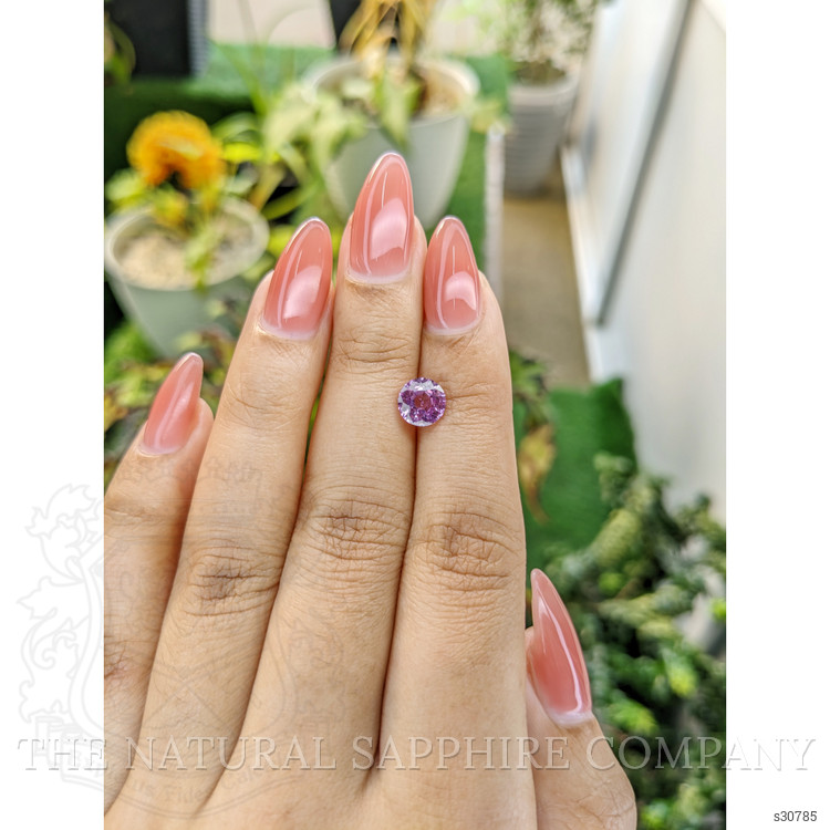 1.50 Ct. Pinkish Purple Sapphire from Ceylon (Sri Lanka)