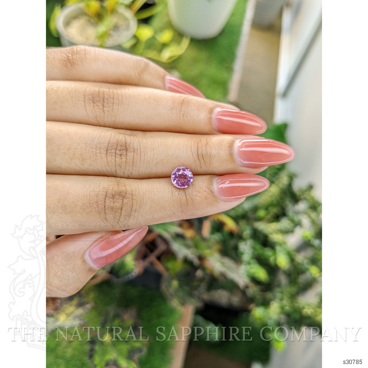 1.50 Ct. Pinkish Purple Sapphire from Ceylon (Sri Lanka)