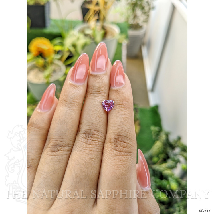 1.11 Ct. Purplish Pink Sapphire from Ceylon (Sri Lanka)
