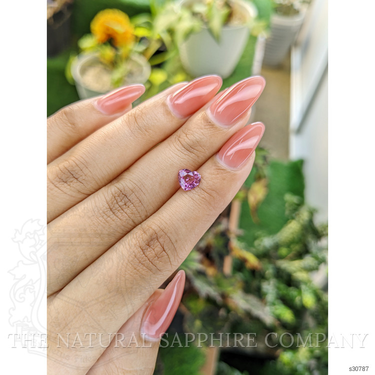 1.11 Ct. Purplish Pink Sapphire from Ceylon (Sri Lanka)