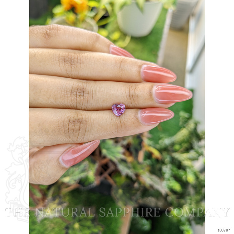 1.11 Ct. Purplish Pink Sapphire from Ceylon (Sri Lanka)