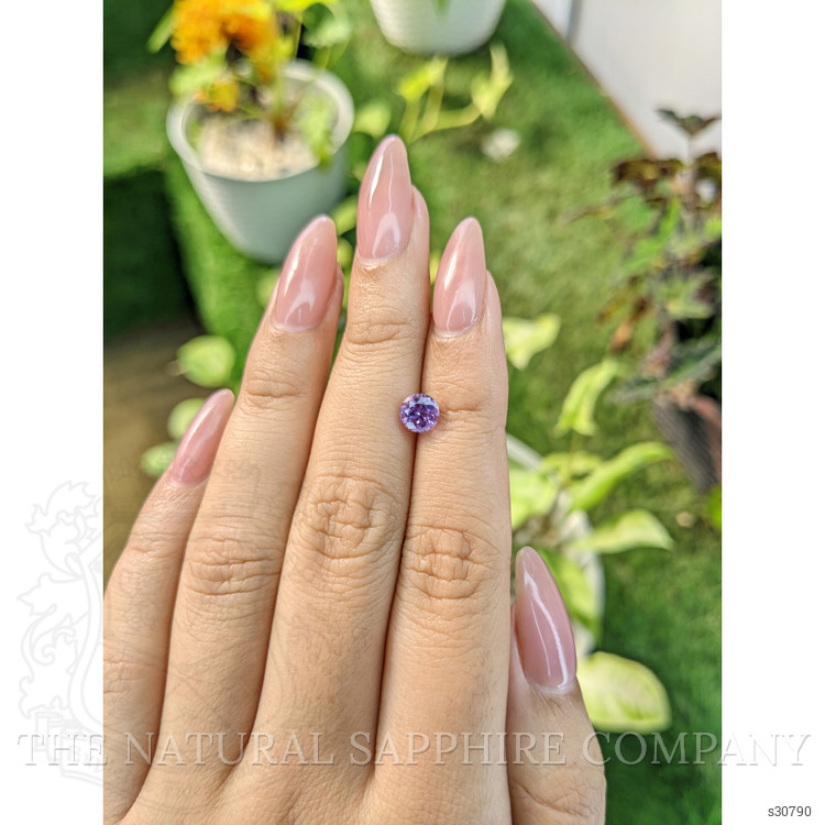 1.11 Ct. Pinkish Purple Sapphire from Ceylon (Sri Lanka)