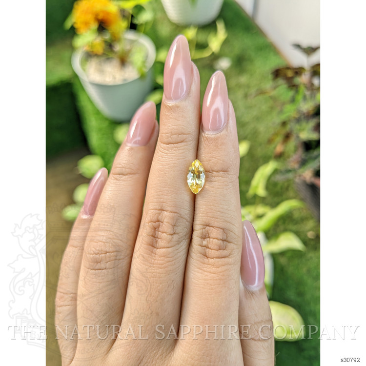 1.82 Ct. Yellow Sapphire from Ceylon (Sri Lanka)