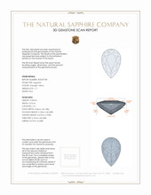 1.17 Ct. Orangish Yellow Sapphire from Ceylon (Sri Lanka) 3 D Scan Report