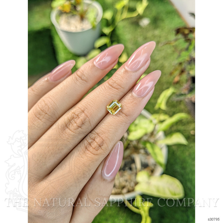 1.60 Ct. Yellow Sapphire from Ceylon (Sri Lanka)