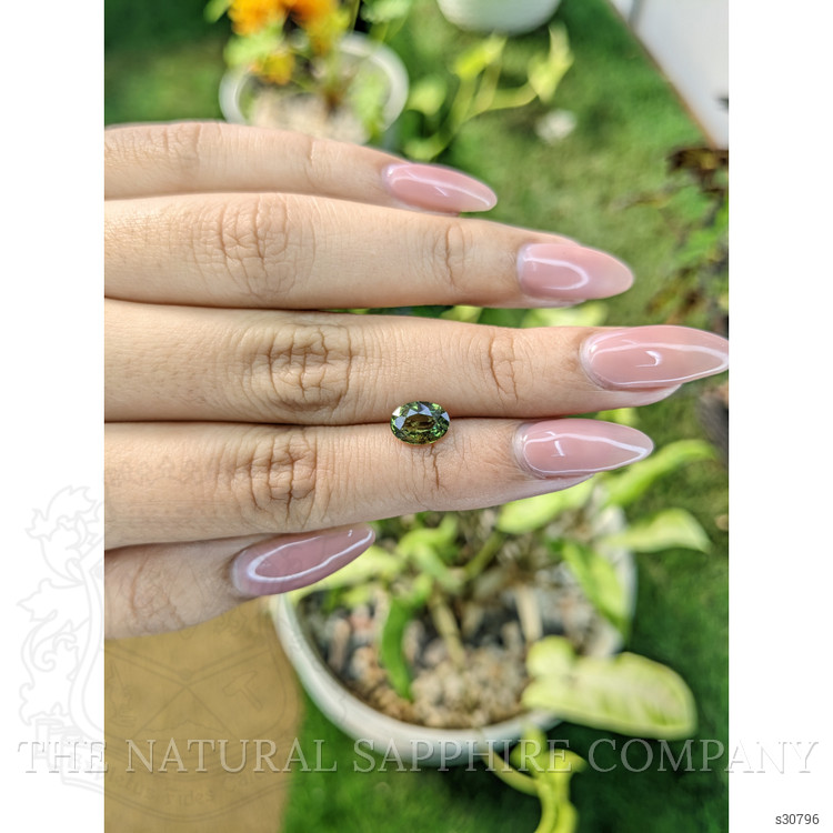 1.56 Ct. Color Change Sapphire from Ceylon (Sri Lanka)