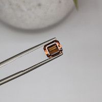 1.77 Ct. Orangish Brown Sapphire from Ceylon (Sri Lanka) Life Style