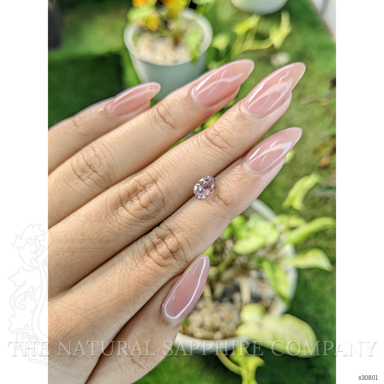 1.30 Ct. Peach Sapphire from Ceylon (Sri Lanka)