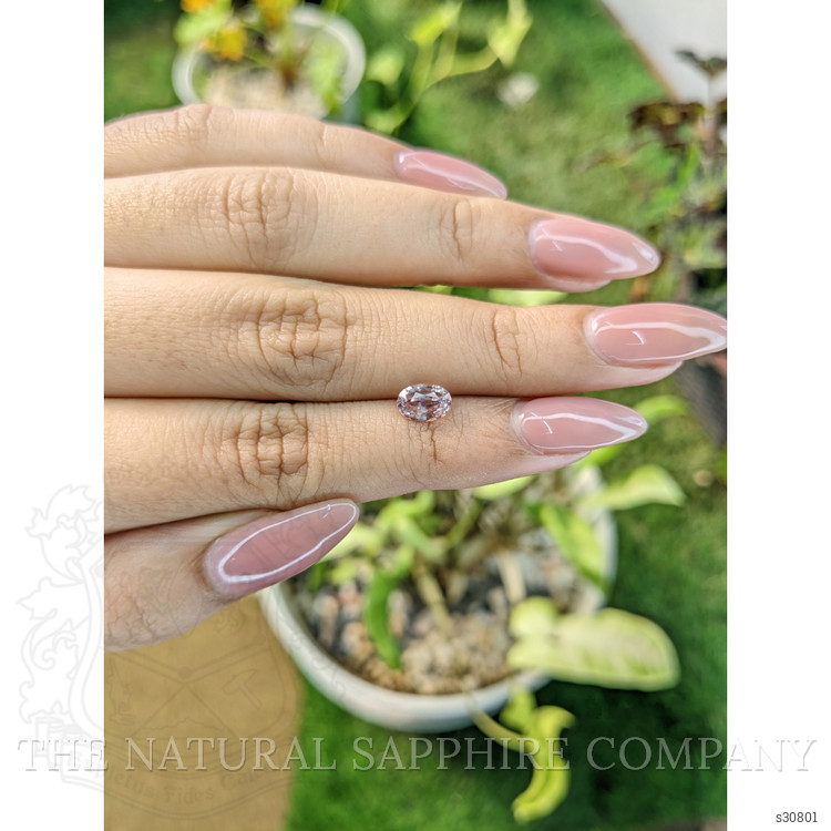 1.30 Ct. Peach Sapphire from Ceylon (Sri Lanka)