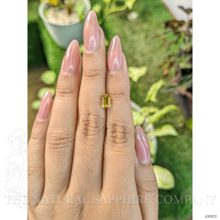 1.45 Ct. Yellow Sapphire from Ceylon (Sri Lanka)