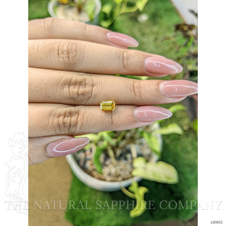 1.45 Ct. Yellow Sapphire from Ceylon (Sri Lanka)