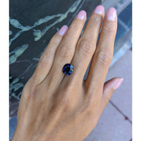 3.64 Ct. Blue Sapphire from Ceylon (Sri Lanka) Life Style